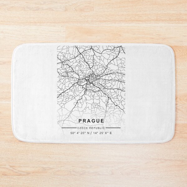 Item preview, PRAGUE CİTY ROAD MAP POSTER designed and sold by rashadat.
