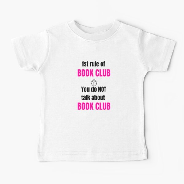 Item preview, 1st rule of BOOK CLUB Black and Pink Text designed and sold by AtarangiDesigns.