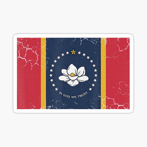 Aperçu de l'œuvre Drapeau du Mississippi Magnolia créée et vendue par trendingshop97.