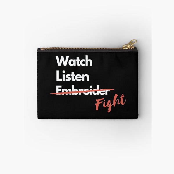 Aperçu de l'œuvre Regarder Listen Embroider Fight créée et vendue par creative-boo.