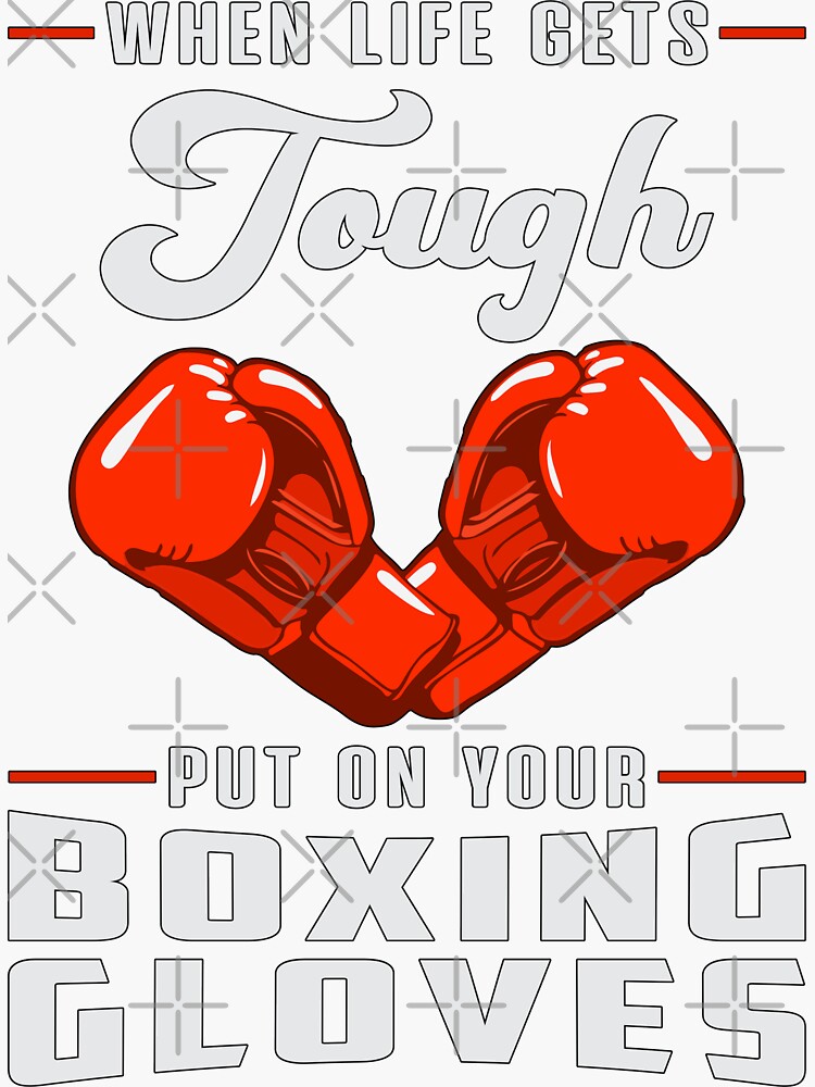 "Kickboxing Martial Arts Kickboxer Boxing Gift Idea" Sticker for Sale