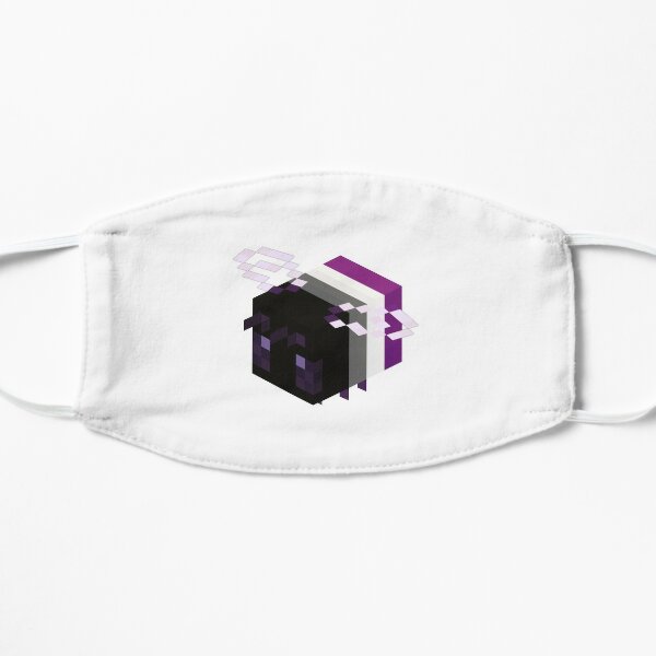 Lgbt Asexual Pride Flag Minecraft Bee Mask By Dreamatoriums Redbubble