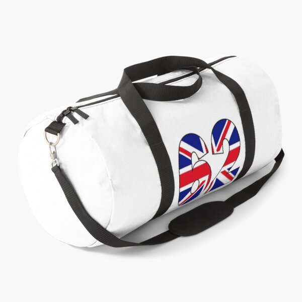 Item preview, Number 62 with UK flag on the background designed and sold by AllShirts21.