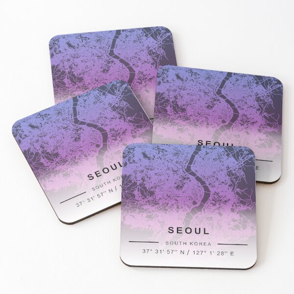 Item preview, Seoul CİTY ROAD MAP POSTER designed and sold by rashadat.