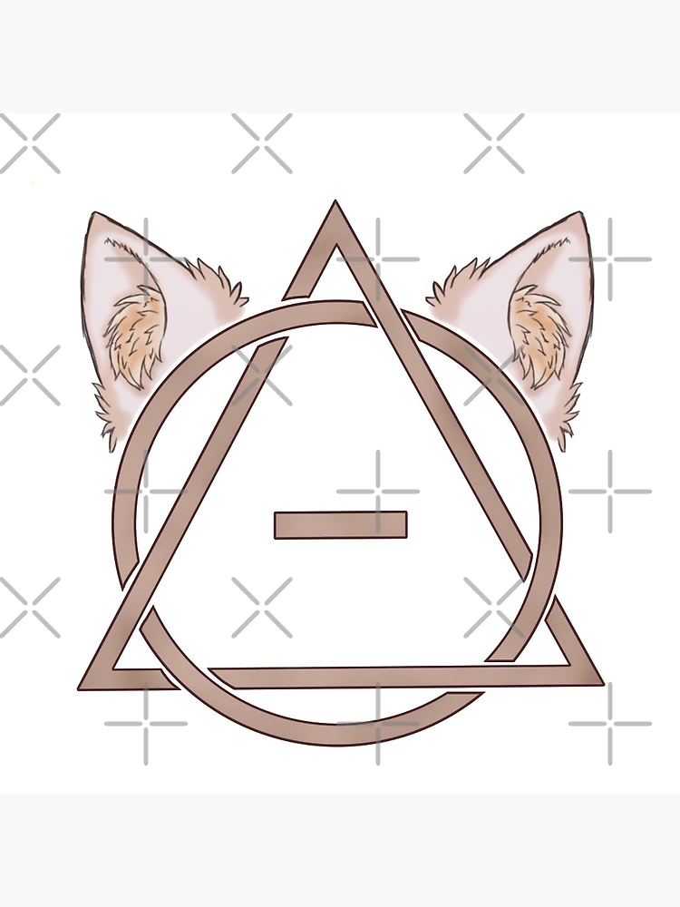 Silver Fox Therian Theta Delta Sticker for Sale by DraconicsDesign