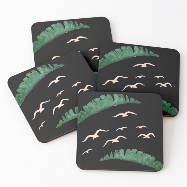 Item preview, Birds Flying Between Beautiful Big leaves designed and sold by Ashstone23.