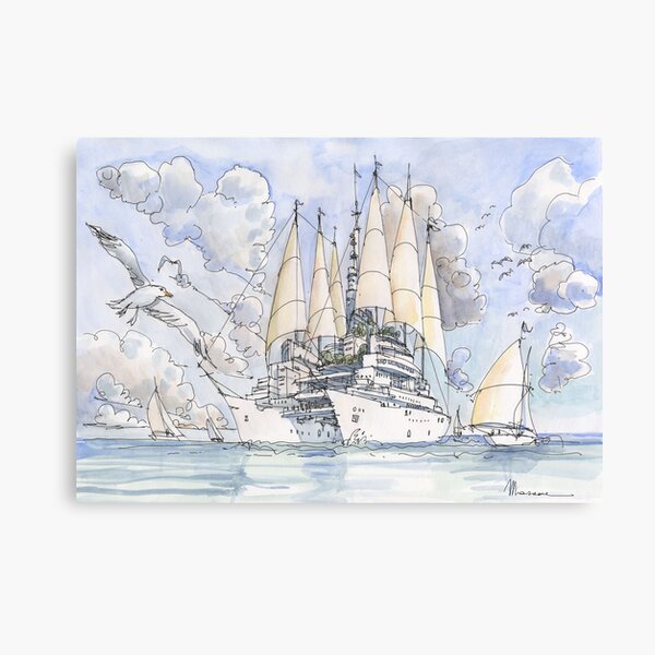 La Citta' Nave! Canvas Print