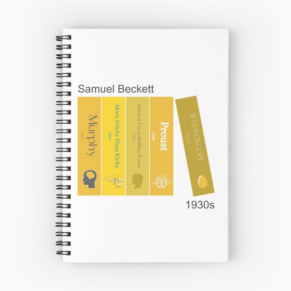 Item preview, Samuel Beckett book print, 1930s designed and sold by UndertoneShop.