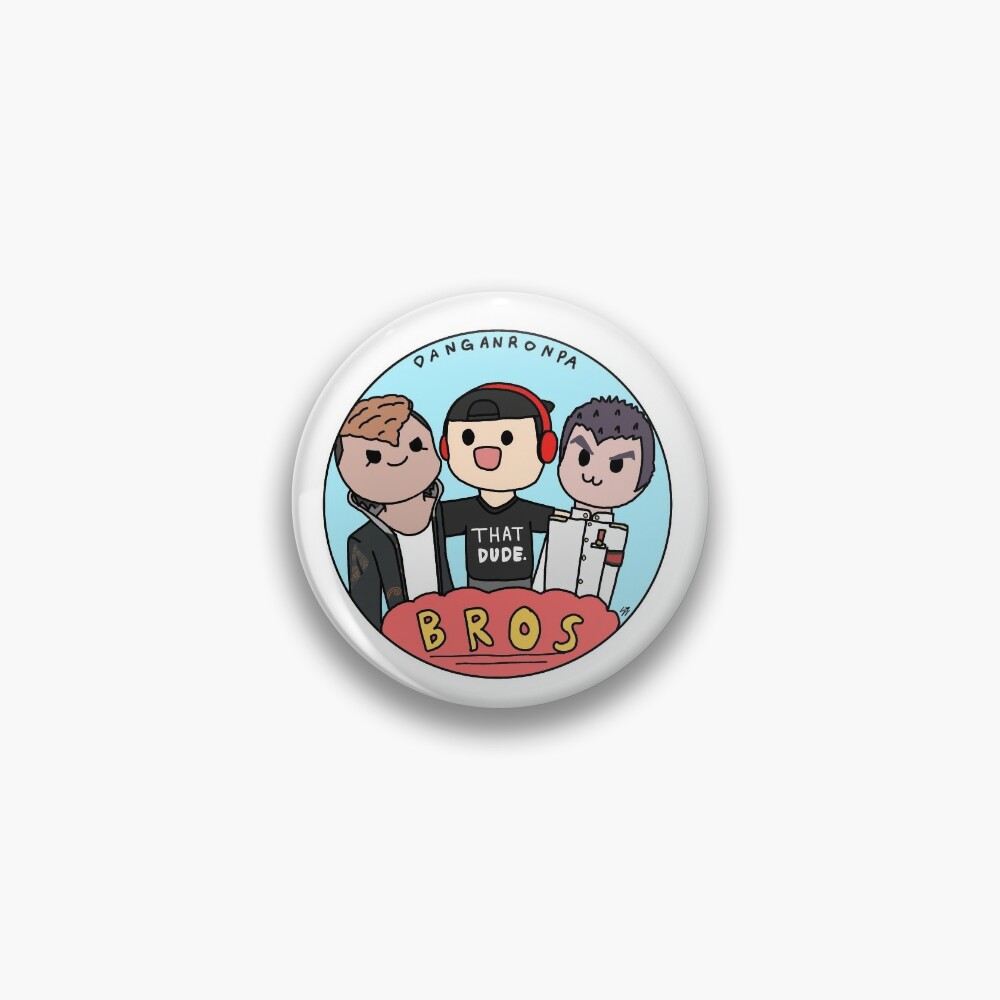 "KUBZ SCOUTS DANGANRONPA BROS" Button von Kcckies Redbubble