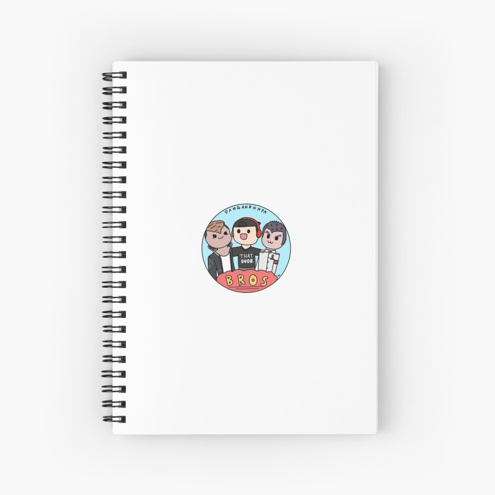 "KUBZ SCOUTS DANGANRONPA BROS" Spiral Notebook by Kcckies