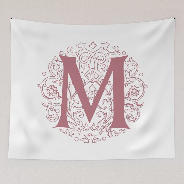 Item preview, Vintage Letter M Rose Gold designed and sold by yourscotborders.