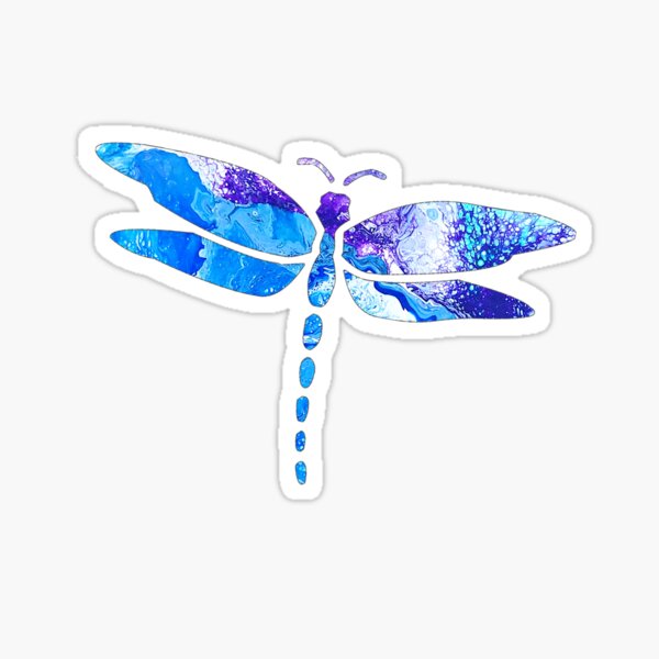 Drangonfly design Sticker