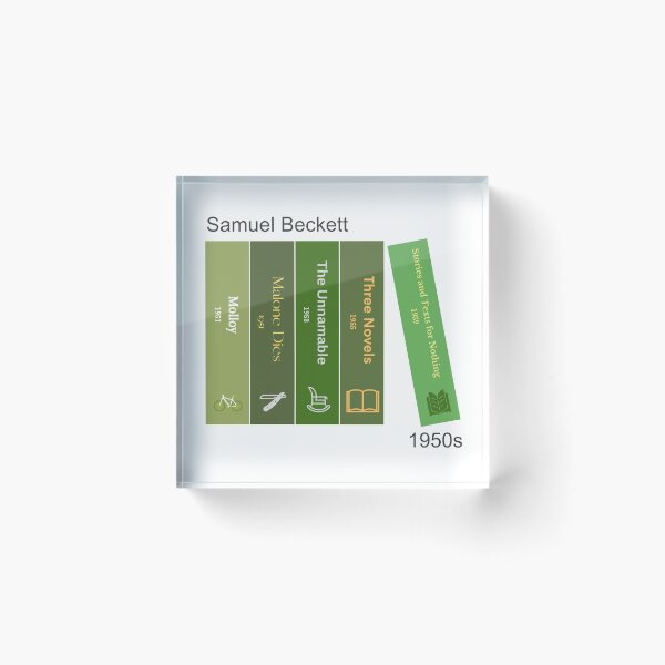 Item preview, Samuel Beckett book print, 1950s designed and sold by UndertoneShop.
