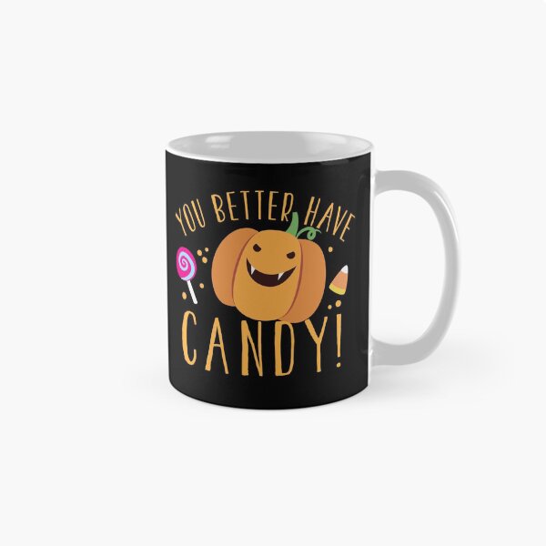 Item preview, You better have CANDY with cute vamp Halloween pumpkin  designed and sold by jazzydevil.