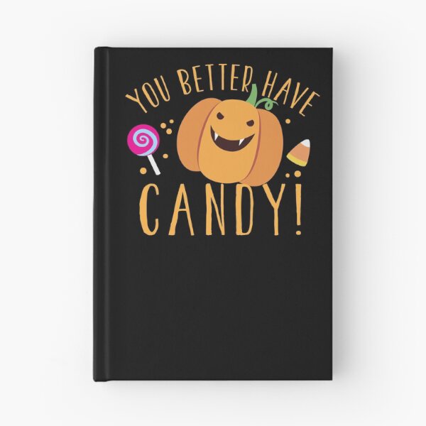 Item preview, You better have CANDY with cute vamp Halloween pumpkin  designed and sold by jazzydevil.