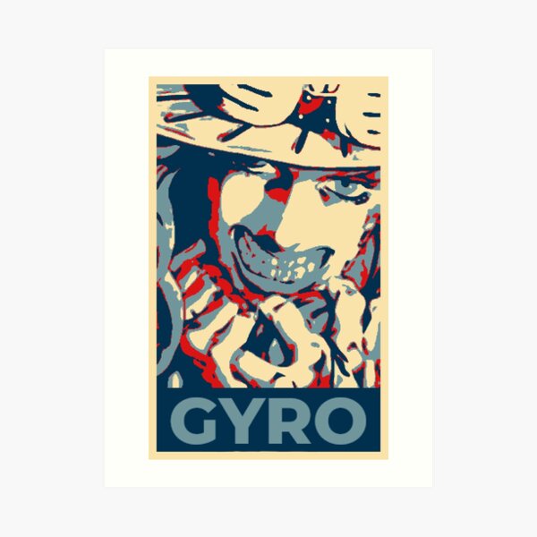 Jojos Gyro Zeppeli Art Print