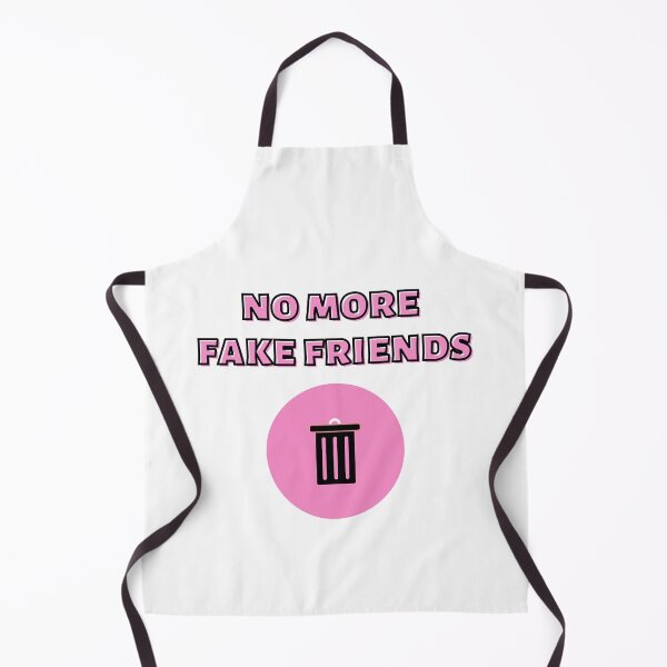 Item preview, No more fake friends trash bin Gift idea for real friends designed and sold by conceptDVS.