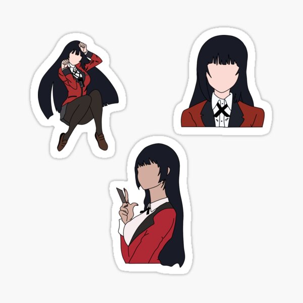 Item preview, yumeko sticker pack designed and sold by PastelThorns.