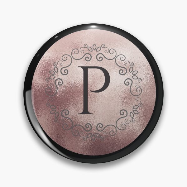Item preview, Monogram Letter Initial P Rose Gold designed and sold by diverseidentity.