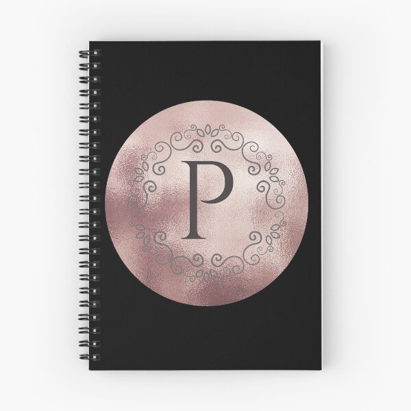 Item preview, Monogram Letter Initial P Rose Gold designed and sold by diverseidentity.
