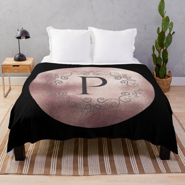 Item preview, Monogram Letter Initial P Rose Gold designed and sold by diverseidentity.