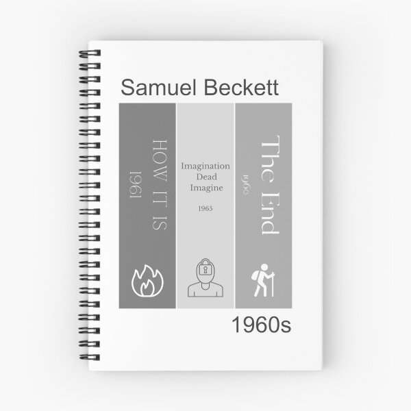 Item preview, Samuel Beckett book print, 1960s designed and sold by UndertoneShop.