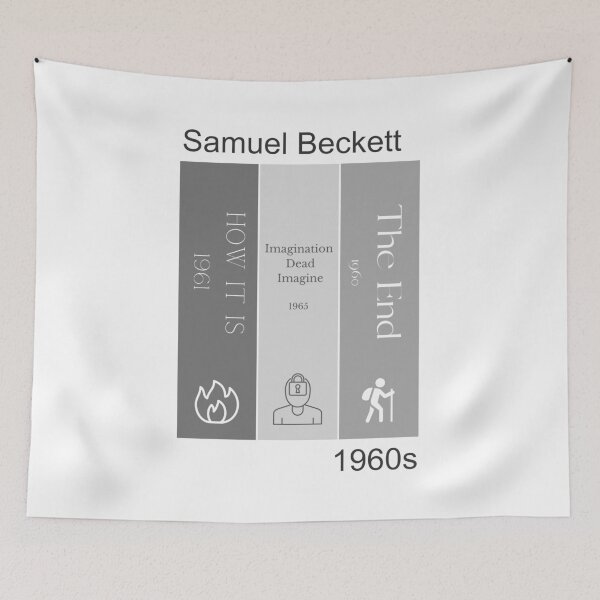 Item preview, Samuel Beckett book print, 1960s designed and sold by UndertoneShop.