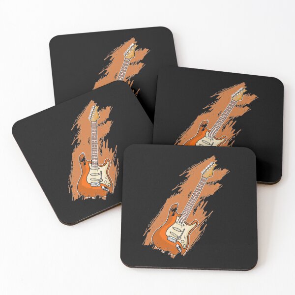 Item preview, Electric Guitar Guitarist Music Notes designed and sold by NeXore.