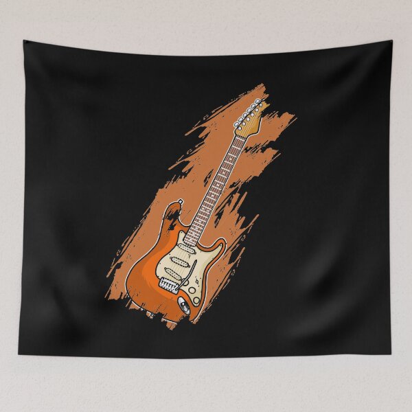 Item preview, Electric Guitar Guitarist Music Notes designed and sold by NeXore.