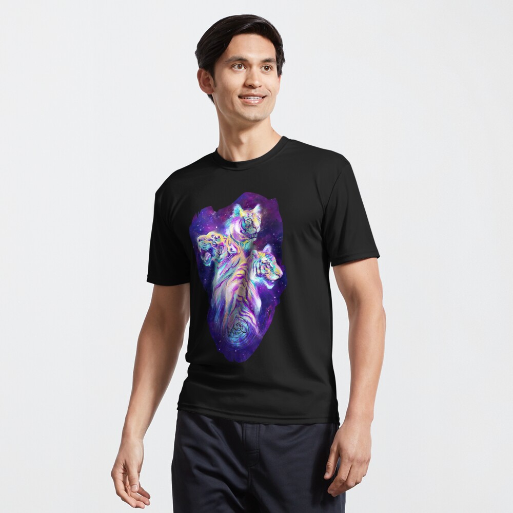 Shop Galactic Tiger Oversized T-shirt — LEEAGLE