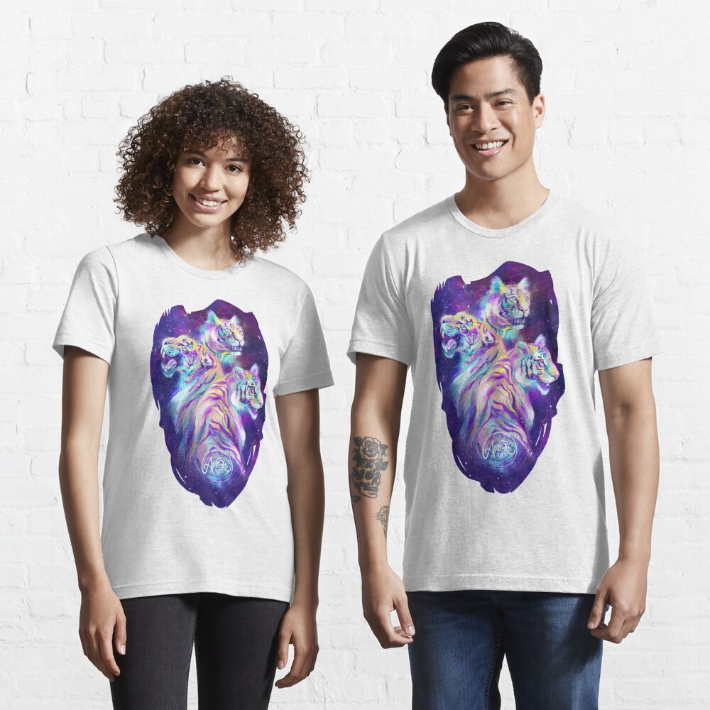 Shop Galactic Tiger Oversized T-shirt — LEEAGLE