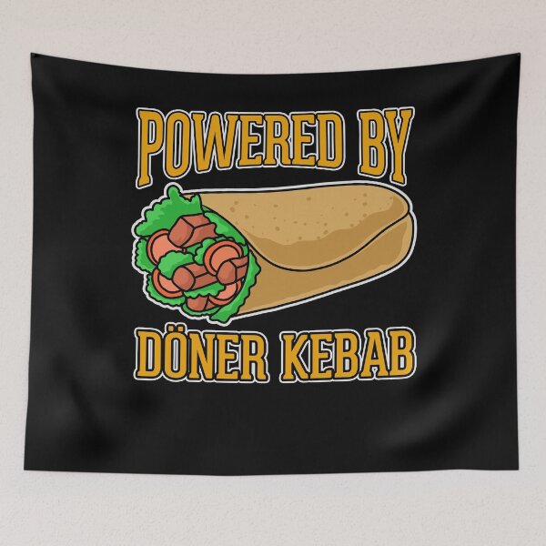 Item preview, Powered by Doner Kebab - Funny Fastfood designed and sold by NeXore.