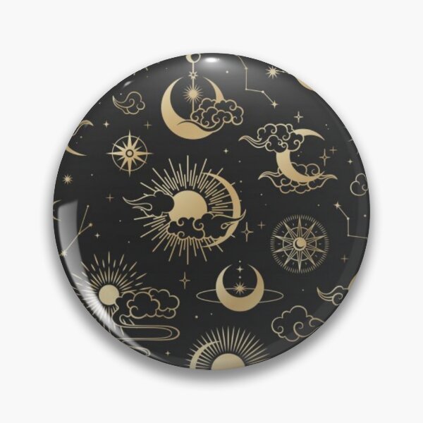 Item preview, Celestial bodies Oriental pattern designed and sold by Rakos-Merch.