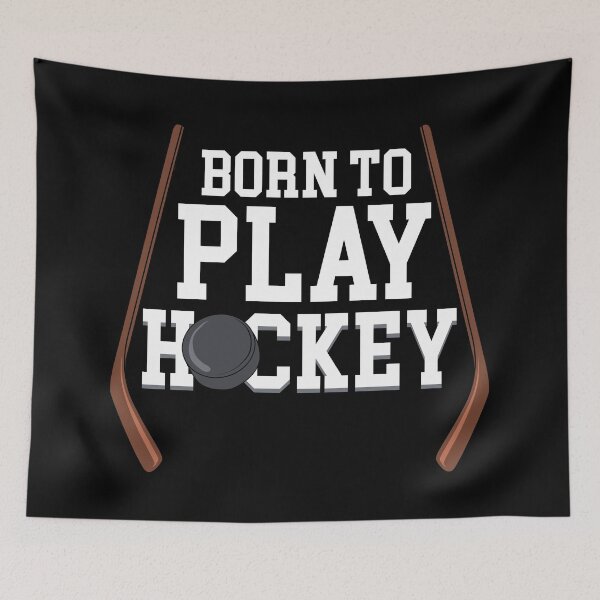 Item preview, Funny Hockey Player Gift - Born To Play Hockey designed and sold by Sandra78.
