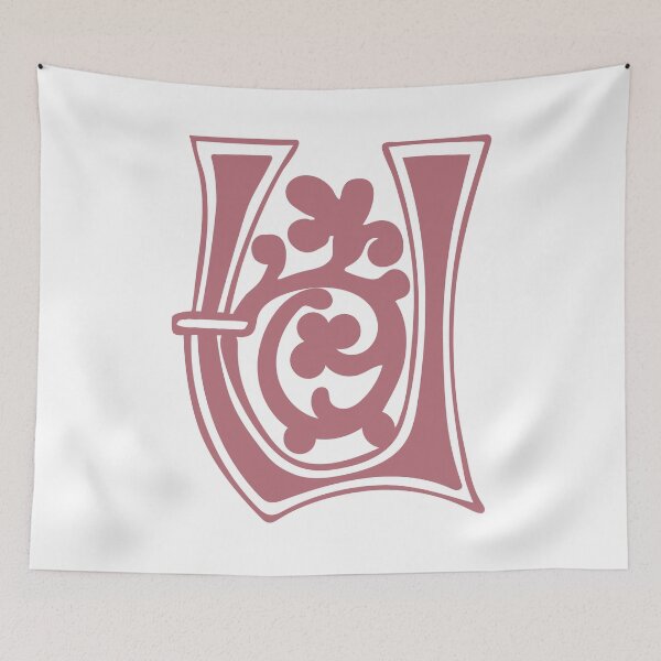 Item preview, Vintage Letter U Rose Gold designed and sold by yourscotborders.