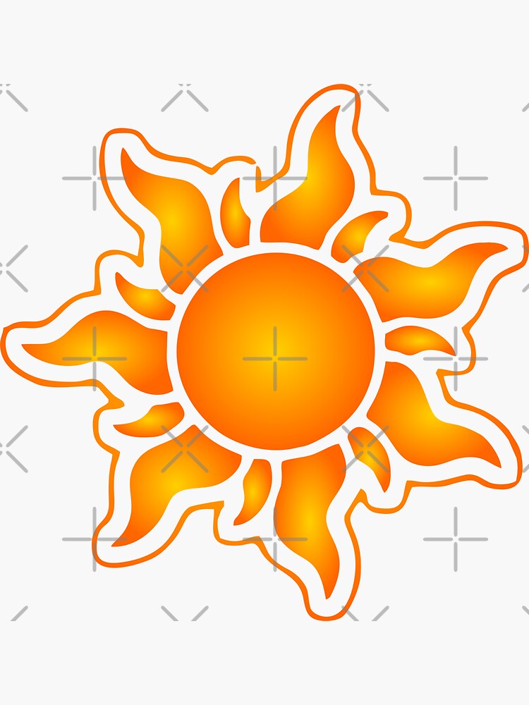 Sun Sticker Design by carlarmes