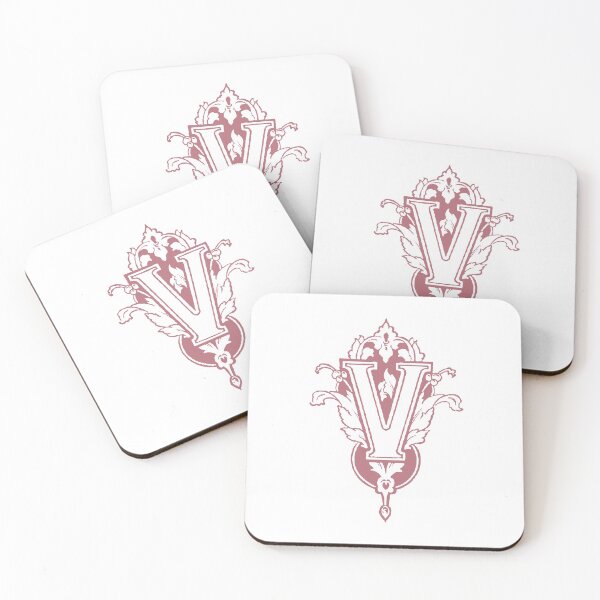 Item preview, Vintage Letter V Rose Gold designed and sold by yourscotborders.