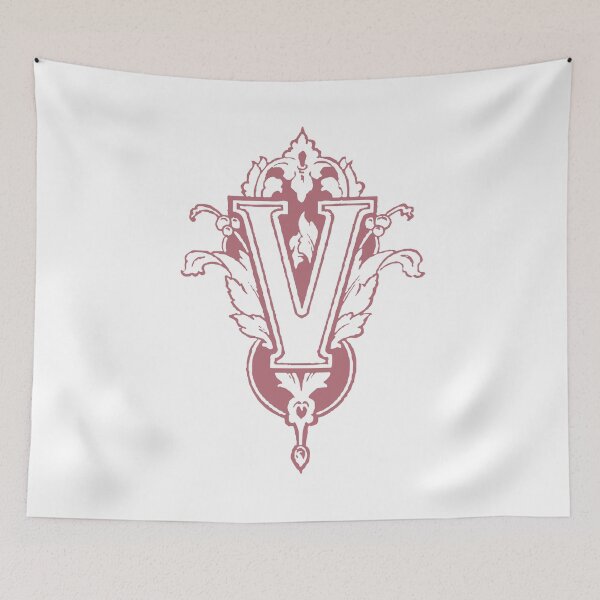 Item preview, Vintage Letter V Rose Gold designed and sold by yourscotborders.