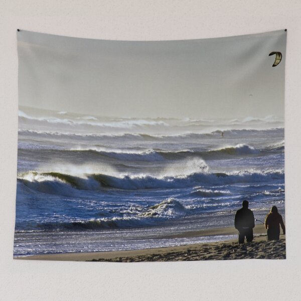 Item preview, Waves Stormy Sea Kiteboarding Seascape designed and sold by worldways.