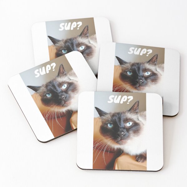 Item preview, Funny Cat Mio Ragdoll Cute Cat Adorable Cool - What's Up? Sup? designed and sold by MiaMioMeo.