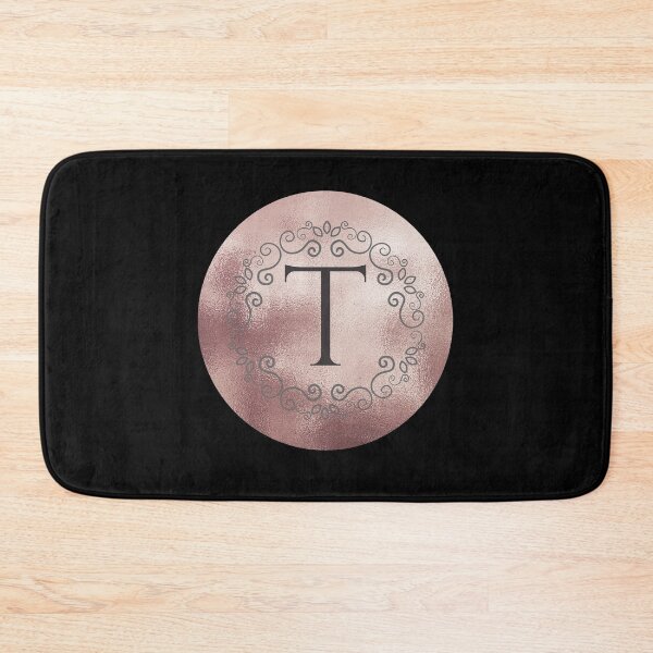 Item preview, Monogram Letter Initial T Rose Gold designed and sold by diverseidentity.