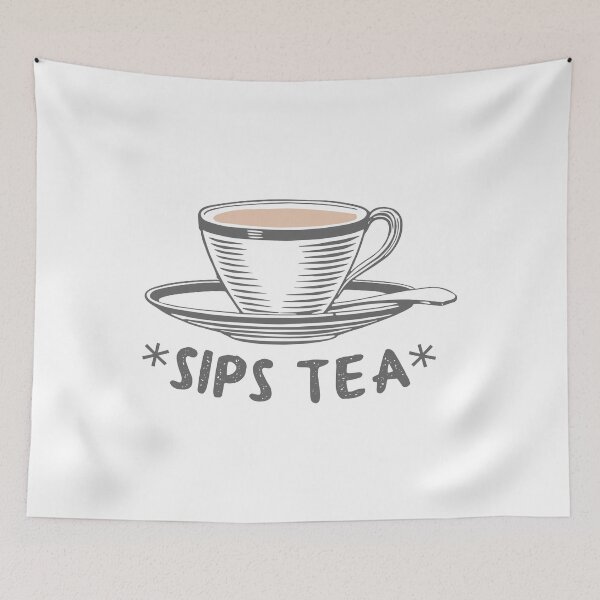 Item preview, Sips tea designed and sold by Cute-Kingdom.