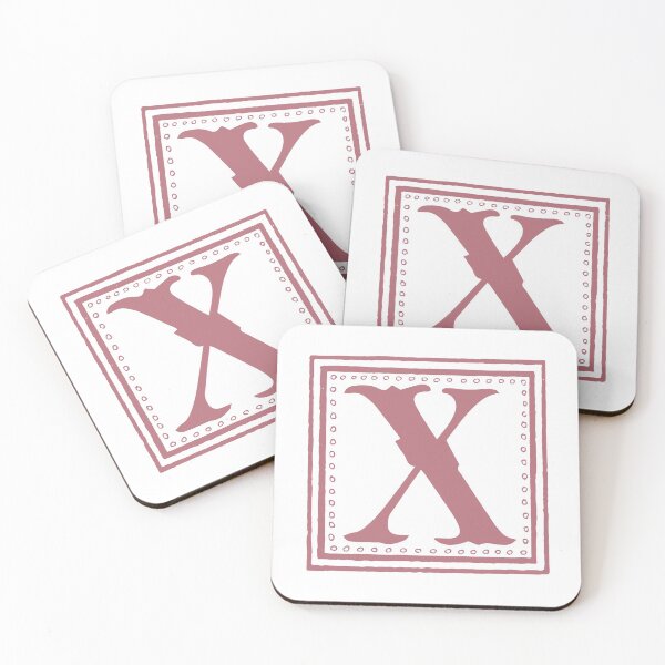 Item preview, Vintage Letter X Rose Gold designed and sold by yourscotborders.