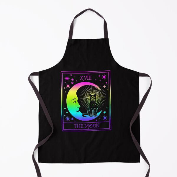 Item preview, Tarot Card Crescent Moon and Cat Pastel Goth Wiccan Witch designed and sold by YoungTo.