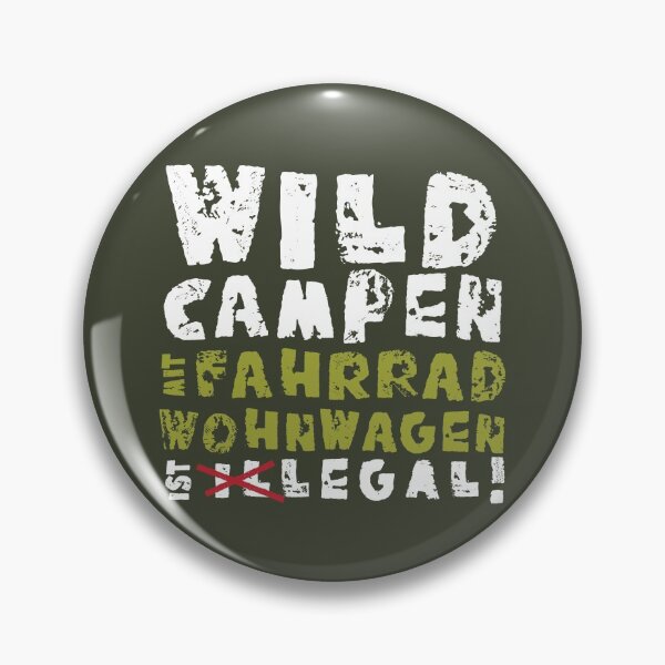 Item preview, Wild camping with bicycle caravans is not illegal! designed and sold by wunderfamily.