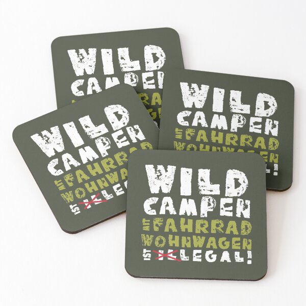 Item preview, Wild camping with bicycle caravans is not illegal! designed and sold by wunderfamily.