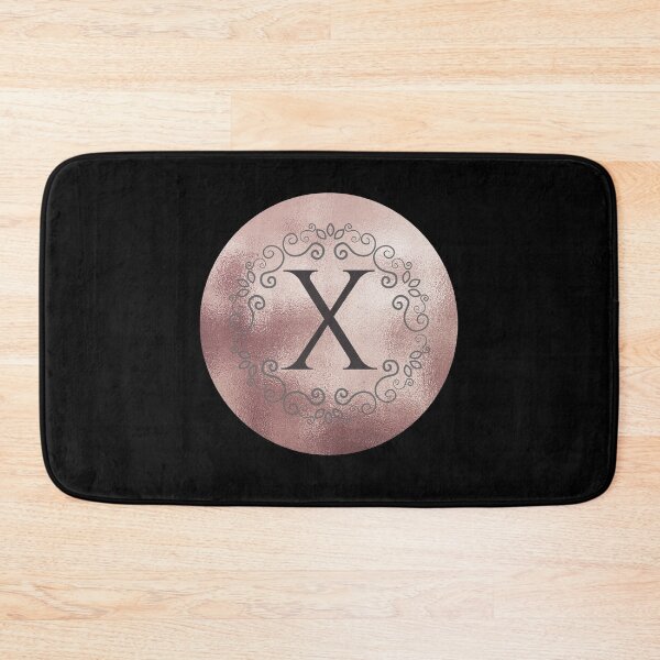 Item preview, Monogram Letter Initial X Rose Gold designed and sold by diverseidentity.