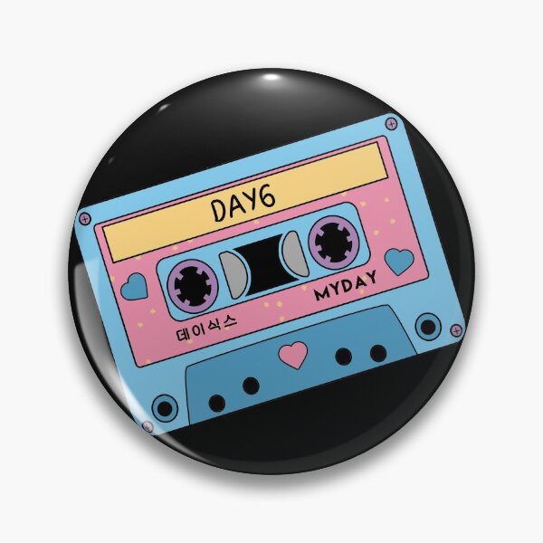 Item preview, DAY6 Myday CUTE Retro Pastel Cassette Tape Blue Pink designed and sold by SugarSaint.