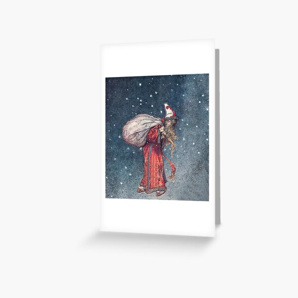 Arthur Rackham: Santa Claus Greeting Card