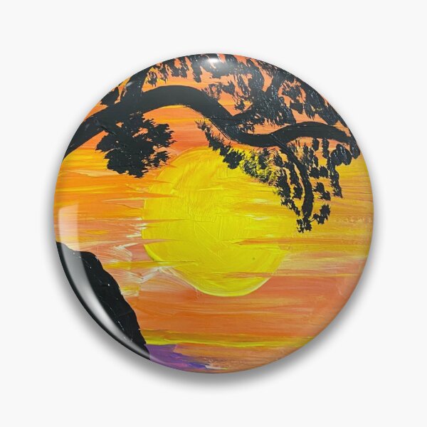 Item preview, Sunset behind tree designed and sold by Khaan3.